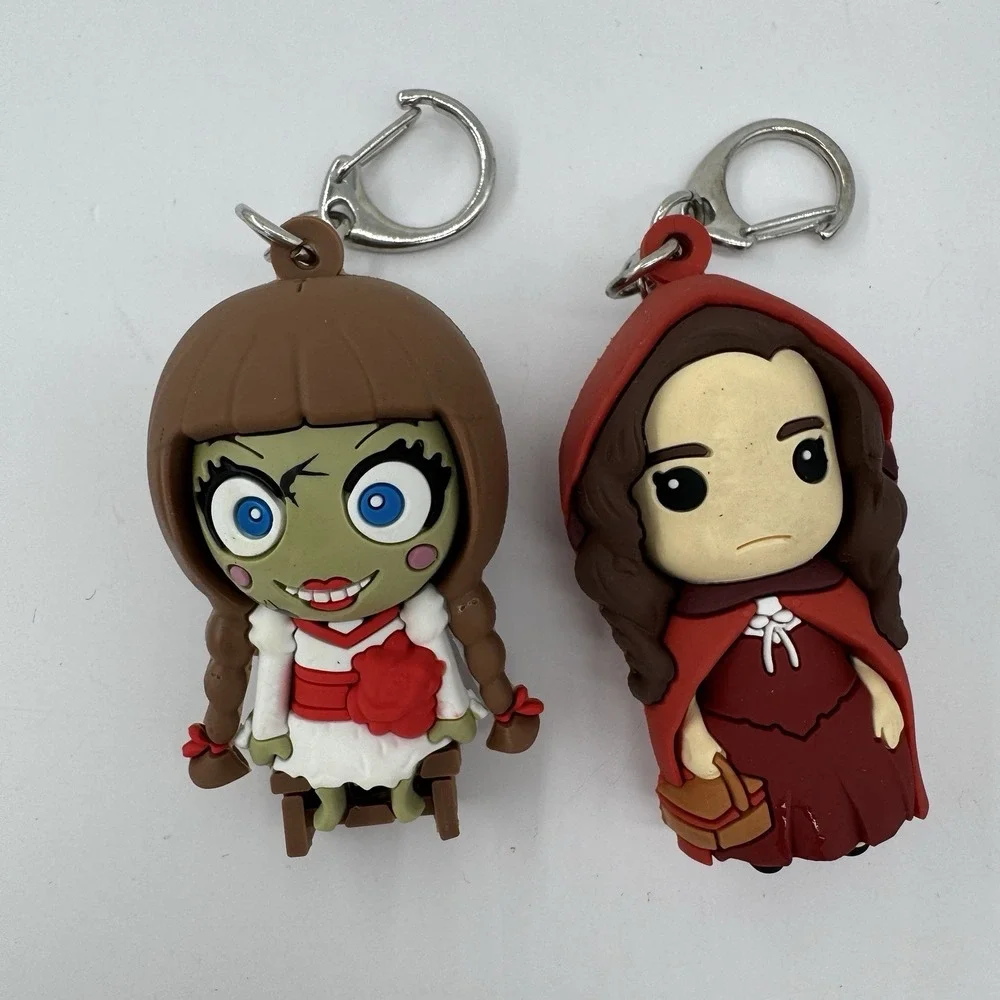 Halloween Figural Bag Clip Keychain Lot Spirit Monty Annabelle Laurie Horror‎
